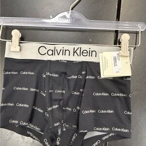 Calvin Klein Microfiber low rise  Trunk - black logo